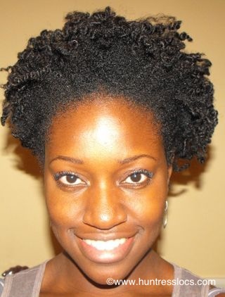 Afro on type 4B/4C natural hair