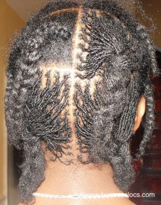 Huntress Locs: Day 1of sisterlocks installation