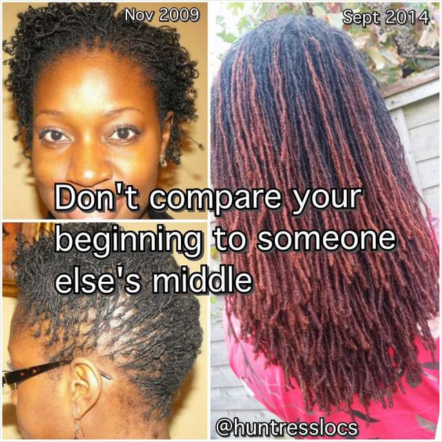 Huntress Locs: Sisterlocks then and now